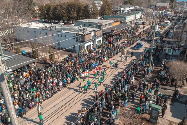 parade drone stpatrickrawdon