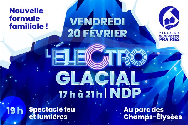 2026 01 26 LÉlectro Glacial NDP visuel 2026