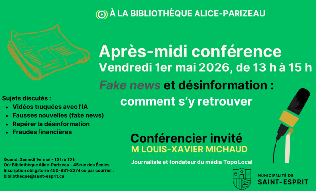 Conference fake news 1er mai