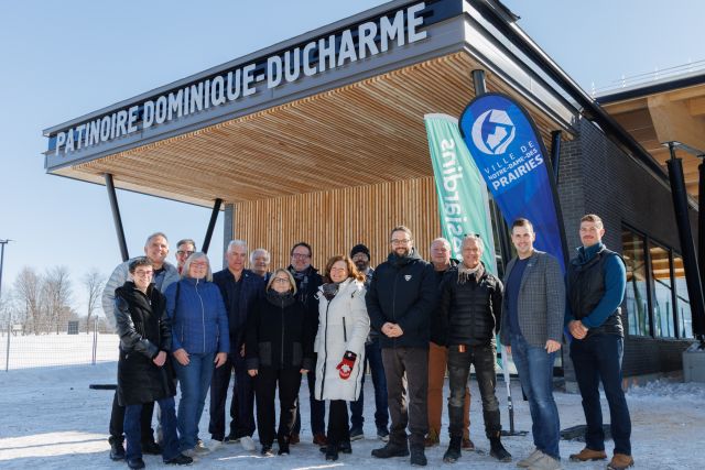 Inauguration patinoire Dominique Ducharme credit Benoit Dupont