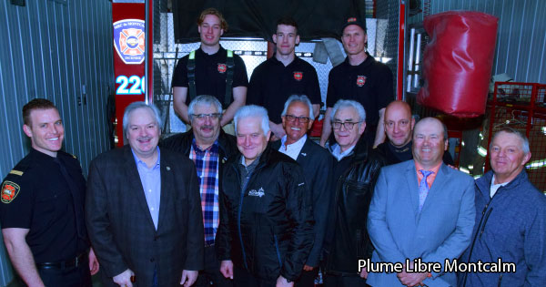 Ouverture officielle de la Caserne de Pompiers SSi Montcalm à Saint-Esprit